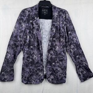 Talula‎ Floral Print Blazer Jacket Size Six Career Business Casual